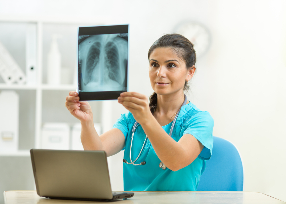 Рентгеновский снимок для беременных.